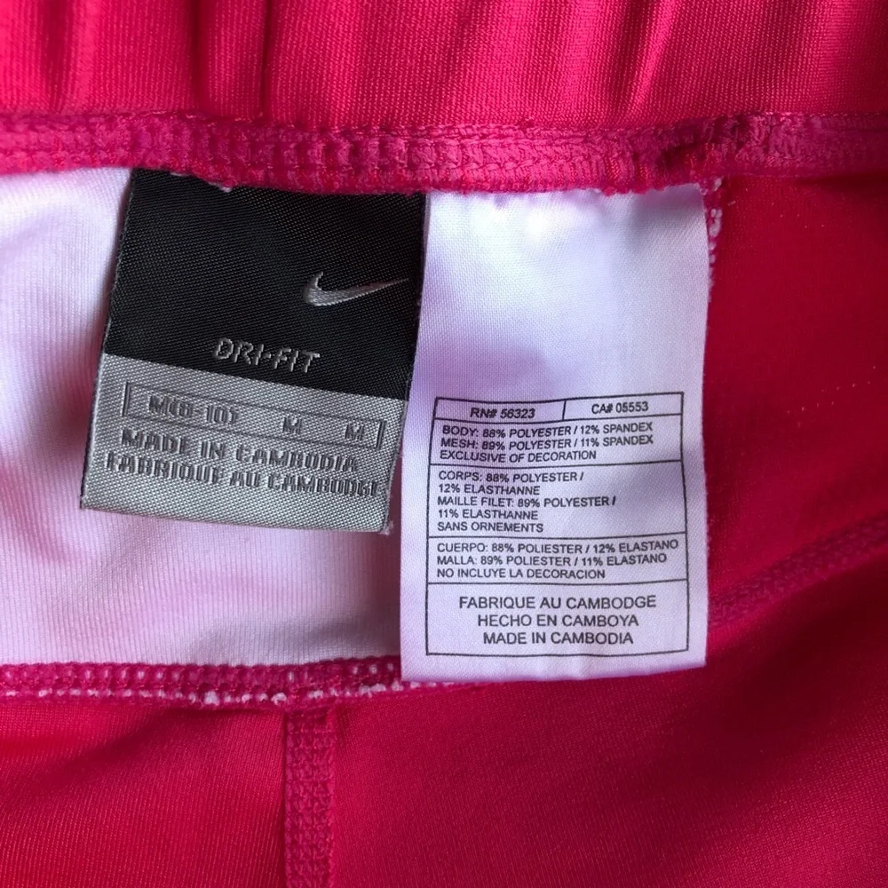 Nike Dri - Fit Pink‎ Drawstring Cropped Leggings M